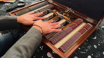 ASMR: Inspectie en taxatie van een antieke lenzenset