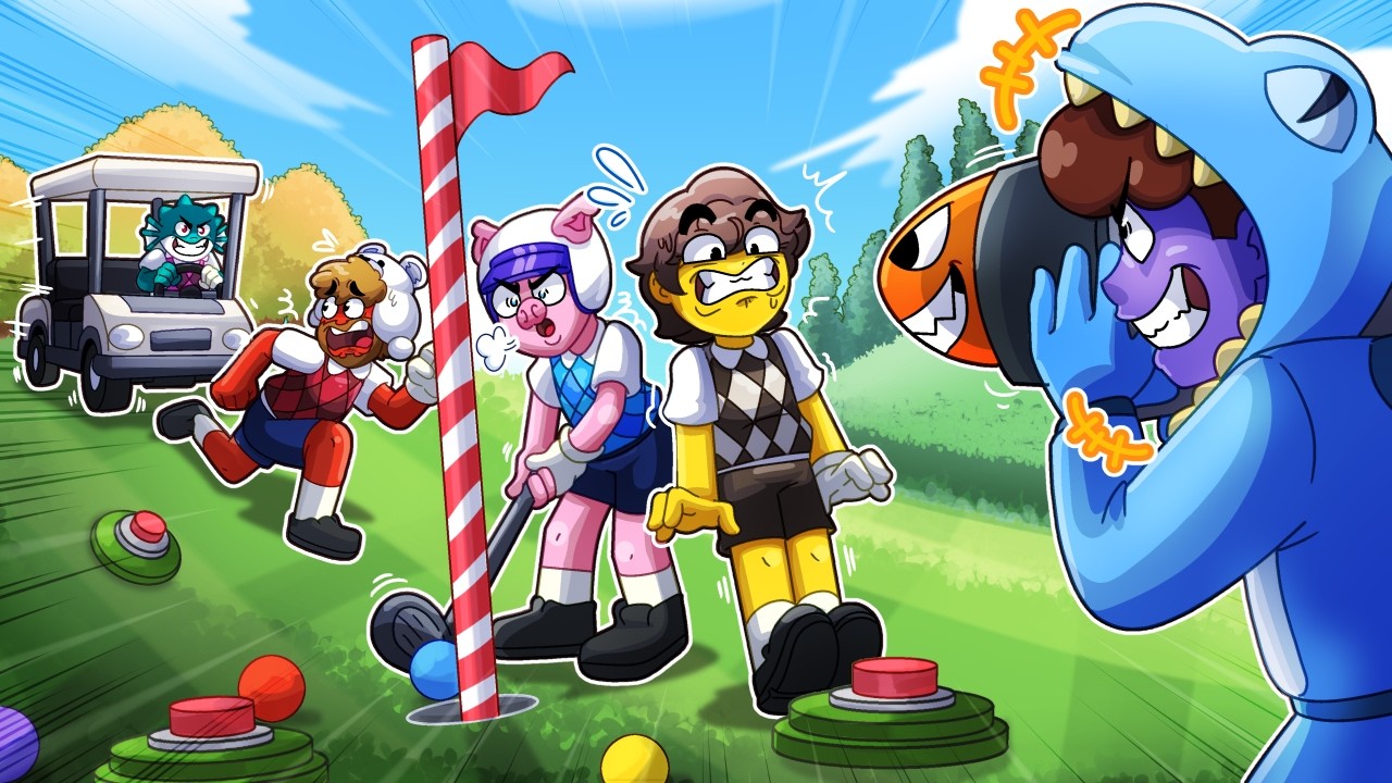 THE SWEATIEST SUPER BATTLE GOLF SESSION EVER (ft. Puffer, Wildcat, Kryoz & Rectrixx)