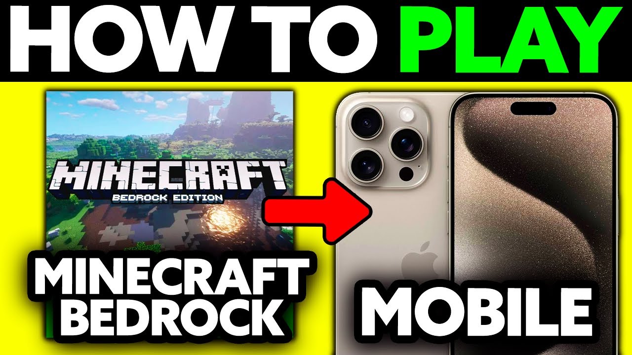 Minecraft Bedrock Edition For Mobile