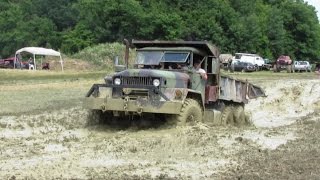 Army Truck Mudding At Red Barn Customs Mud Bog