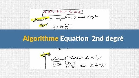 Algorithme de résolution d