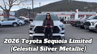 2026 Toyota Sequoia Limited (Celestial Silver Metallic)