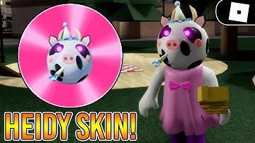 HOW TO GET THE "HEIDY SKIN" BADGE + MORPH IN PIGGY FAN MADE MAPS! | ROBLOX