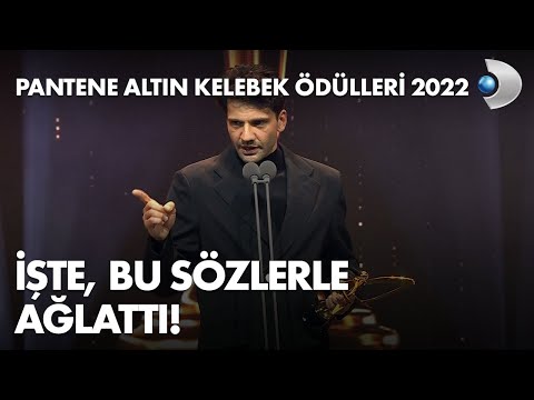 Pantene Altın Kelebek 2022 En İyi Erkek Oyuncu Kaan Urgancıoğlu