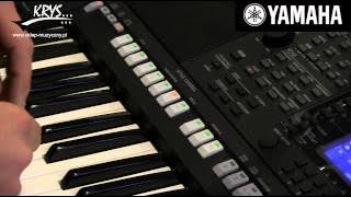 Yamaha PSR-S950 i S750 prezentacja Krys
