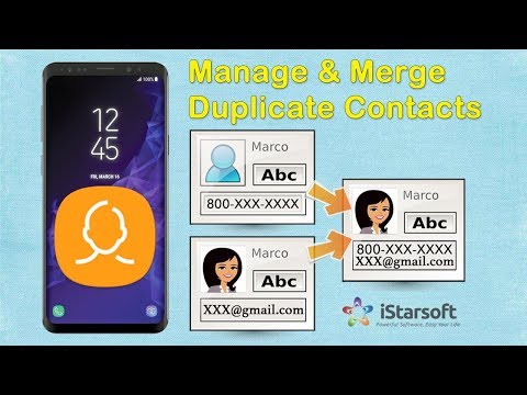 How to Manage & Merge Duplicate Contacts on Samsung Galaxy S9