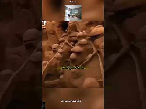 شاهد كيف يبدو بيت النمل من الداخل بعد صب المعدن المنصهر