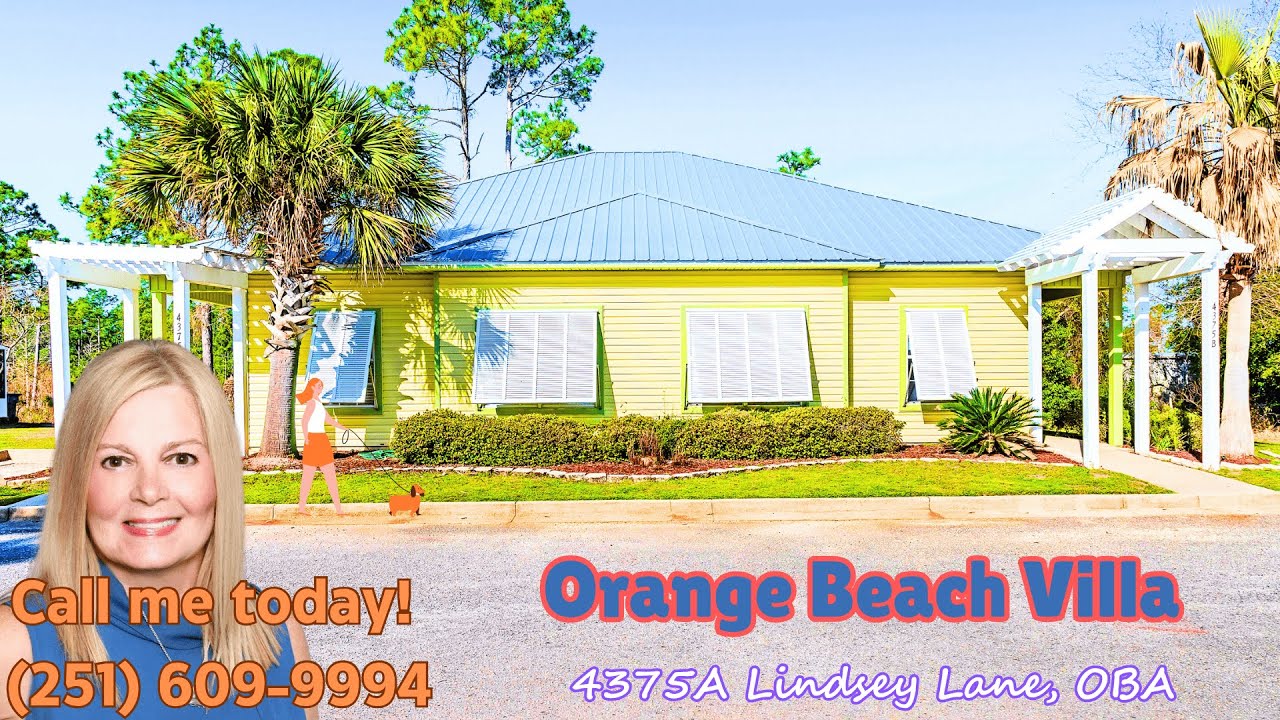 Orange Beach Villa with pool 