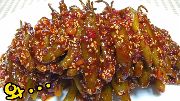 삭힌고추 소금기 빼내는 방법, 양념이 흘러 내리지 않게 삭힌고추무침 이렇게 해보세요.