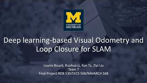 Deep learning-based Visual Odometry and Loop Closure for SLAM
