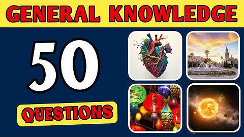 Only Geniuses Can Solve All 50 GK Questions! 🧠 | General Knowledge Trivia Quiz | Quizoria