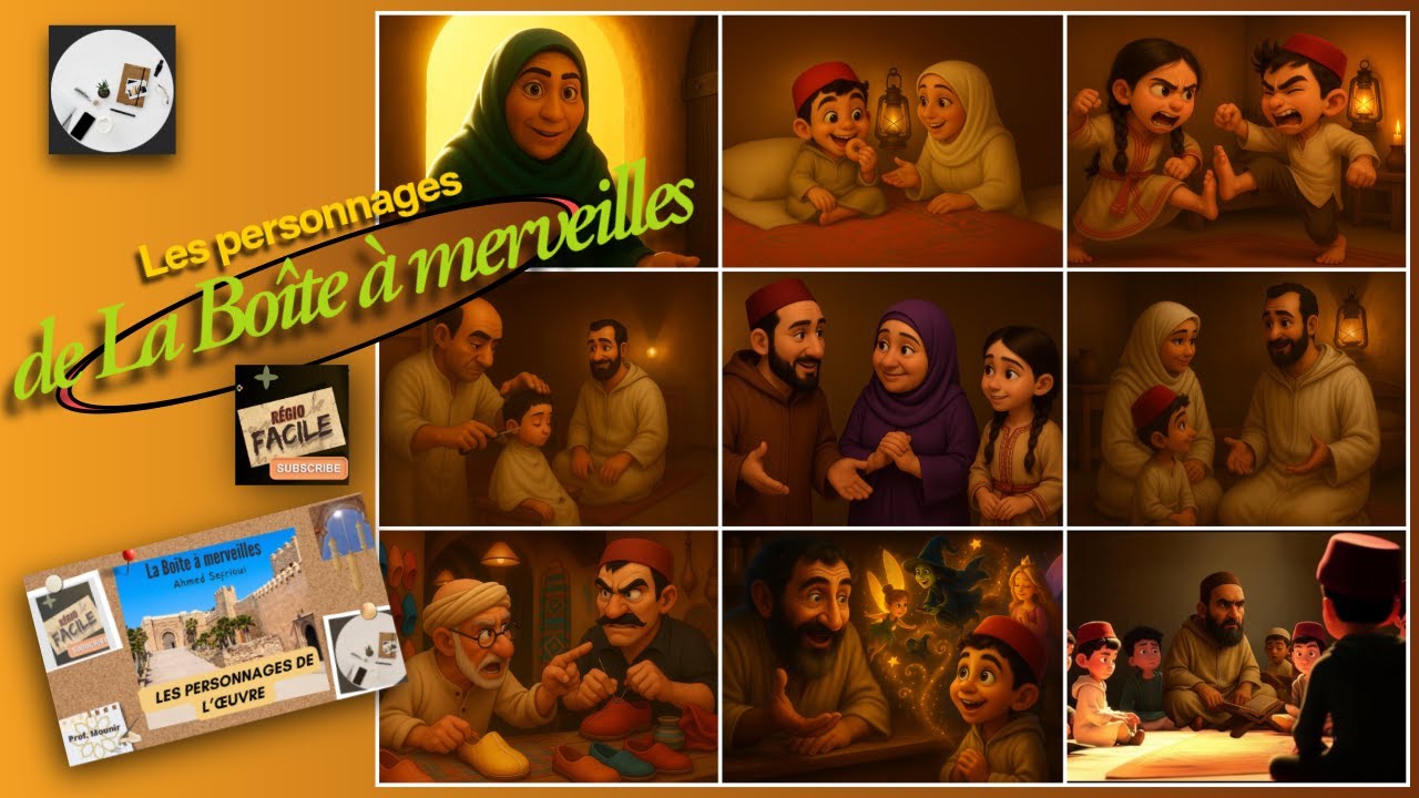 Les personnages de La Boîte à merveilles