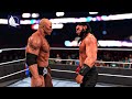 WWE 2K22 The Rock vs Roman Reigns EPIC GAMEPLAY!