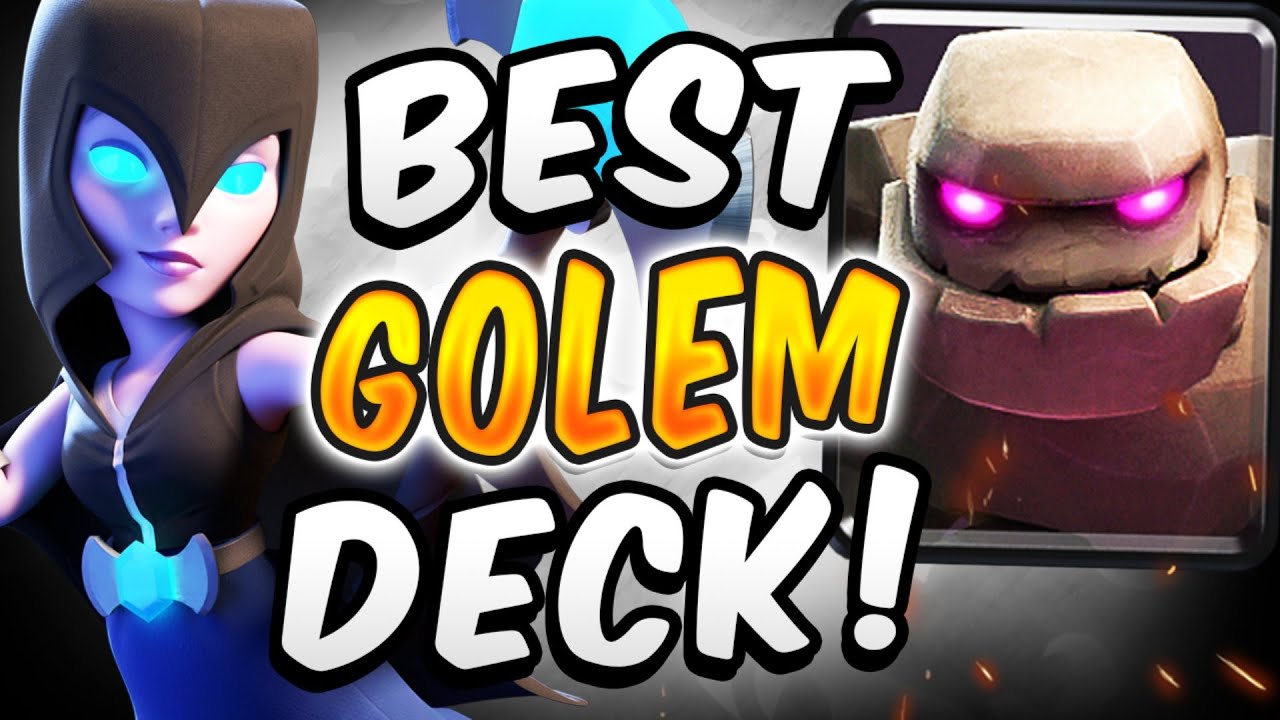 Clash Royale - The BEST Golem Deck! 