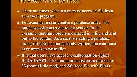 12. Critical Authorization Objects - Part 6