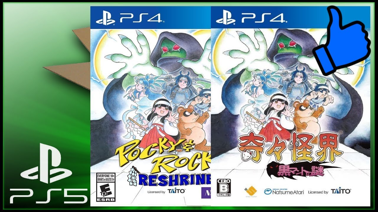Pocky & Rocky Reshrined [PS4] [Japan/US Version] (Unboxing/Offline