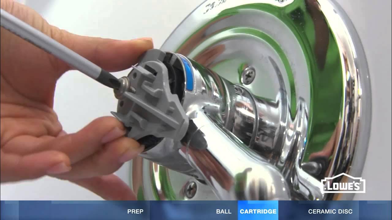 LOWES How to Fix A Dripping or Leaky Single Handle Faucet YouTube
