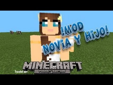 .O E HIJOS MOD MINECRAFT PE 0.15.6 COMES ALIVE MOD - YouTube