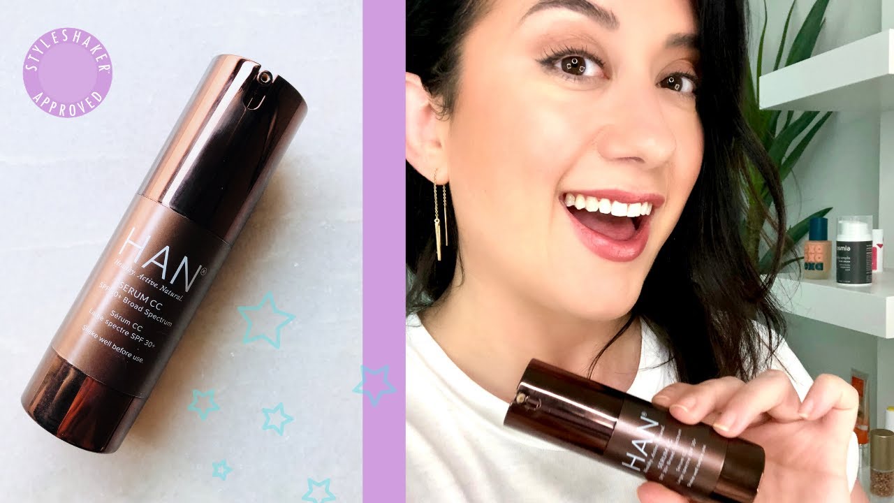 best cc cream i ve tried honest review of the han serum cc cream in spf 30 demo swatches youtube
