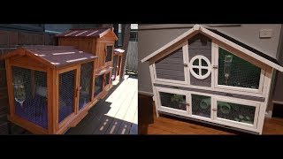 Guinea Pig Hutch Tour  Inside and Out