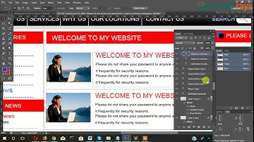 6.PSDTo HTML5 Slicing Working on Center Section-Tutorial Rays | By Umar Rahman