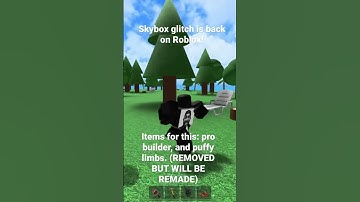 SKYBOX GLITCH IS BACK! #roblox