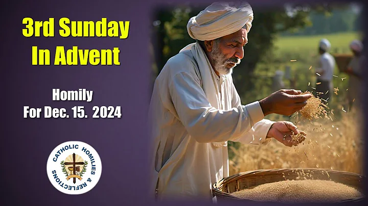 3rd Sunday in Advent/ (Gaudete Sunday)/ Homily for 15th December
