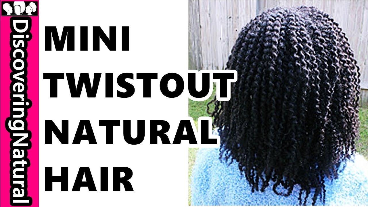 Natural Hair Mini Twistout Rope Twists Naturalhair Youtube