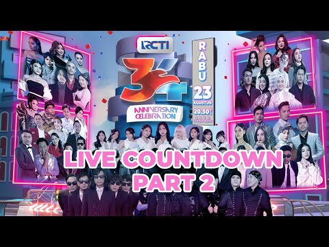 LIVE COUNTDOWN 3  HOUR BEFORE ON AIR RCTI 34 ANNIVERSARY CELEBRATION