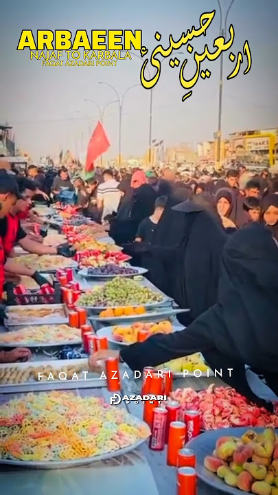Fresh Fruits on Safar Ishq E Hussain | Arbaeen Walk 2025 | Najaf to Karbala Walk 2025