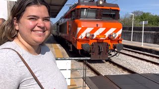 COMO É O TREM EM PORTUGAL - comboio de Viana a Aveiro Ep 1814