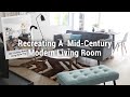 Recreating A Mid-Century Modern Living Room l MF Home TV