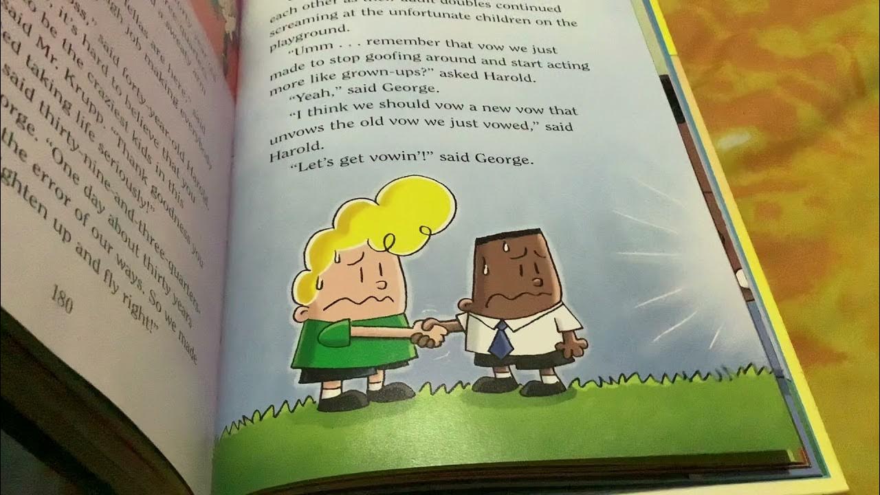 Captain Underpants Book 10 in full color Chapter 21 and Harold’s