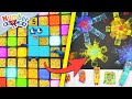 Colourful Stampolines Craft for kids! | Learn Maths and Colours | Numberblocks