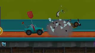 oggy and the cockroaches car racing/oggy wala game /oggy car racing game screenshot 1