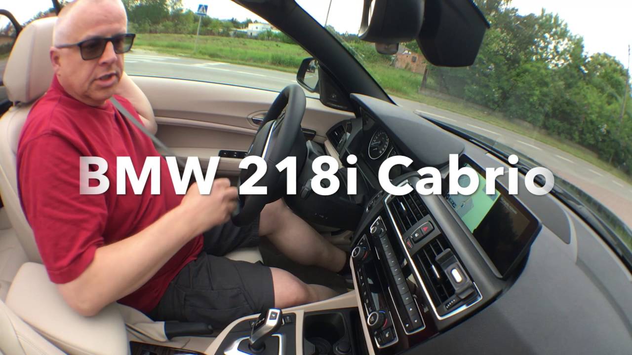BMW 218i Cabrio TEST PL - YouTube