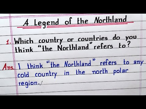 Vídeo: A que país ou países se refere o northland?