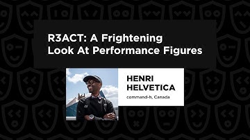 R3ACT: A Frightening Look At Performance Figures - Henri Helvetica, React Summit US 2023