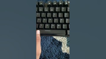 How to press left shift on gaming keyboard