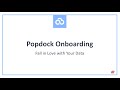 Popdock Onboarding: Fall In Love with Your Data