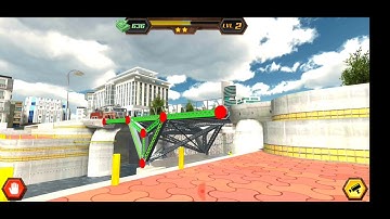 Bridge construction simulator Levelup -2 gameplay (Android &Iso).