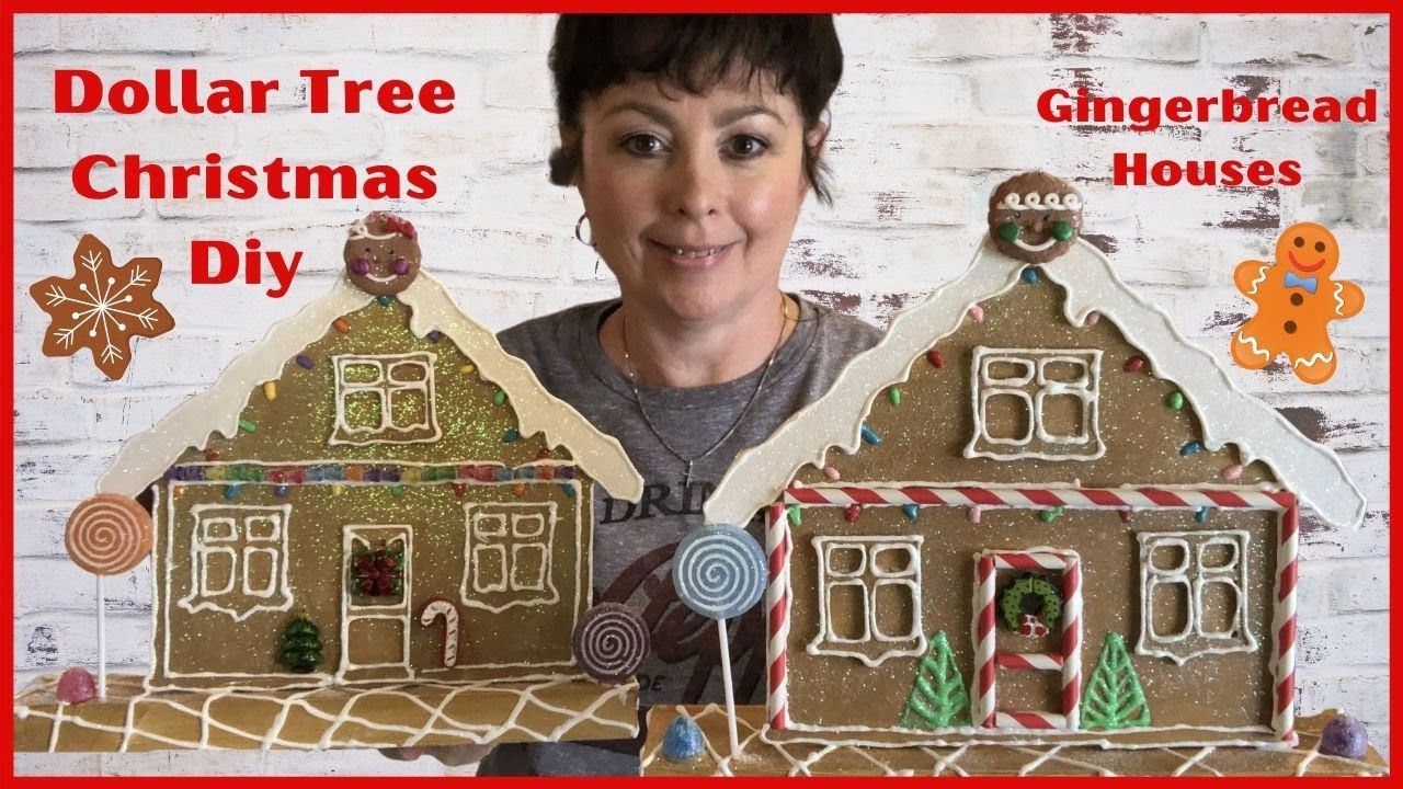 High End Dollar Tree Christmas Diy Episode 2 Gingerbread Houses So