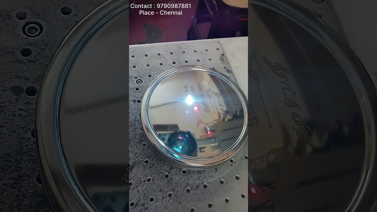 Laser Printing on Steel Plate