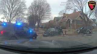 Dash Cam: Milwaukee Police Pursuit of Homicide Suspect