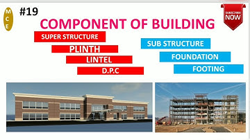 COMPONENTS OF BUILDING||SUPERSTRUCTURE & SUBSTRUCTURE DIFFERENCES