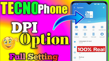 Tecno Phone DPI Option On #FreeFire | How To On DPI Option In Tecno Phone
