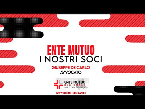 I Soci di Ente Mutuo Regionale: Giuseppe De Carlo