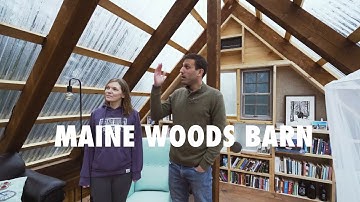 Timber frame greenhouse & barn tour
