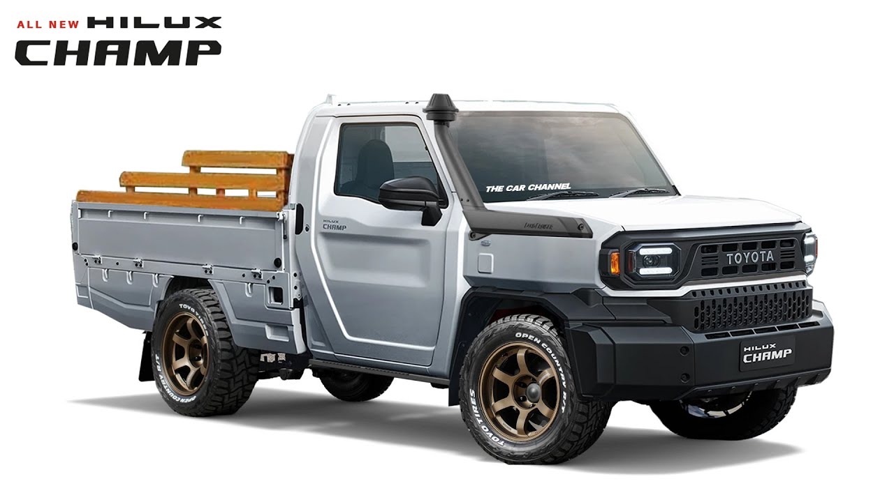 まったく新しいハイラックス チャンプ、改良されたフラット テール