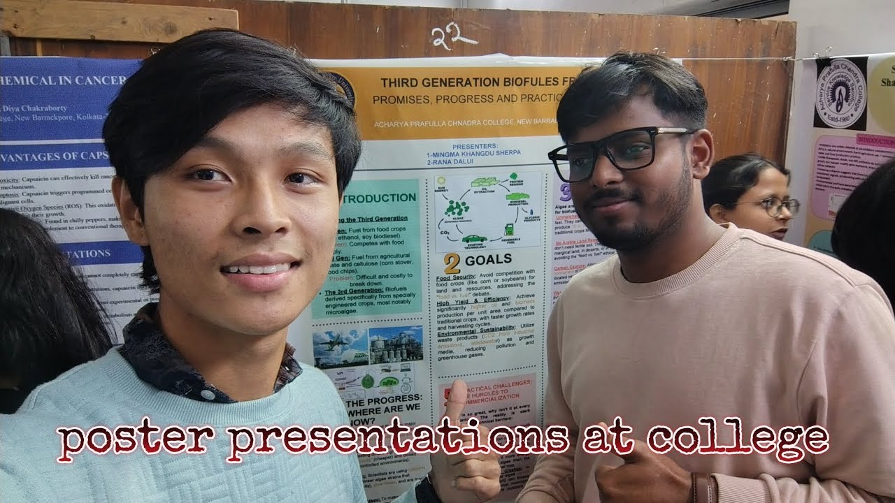 Poster Presentation in College 📌 | Real Student Life